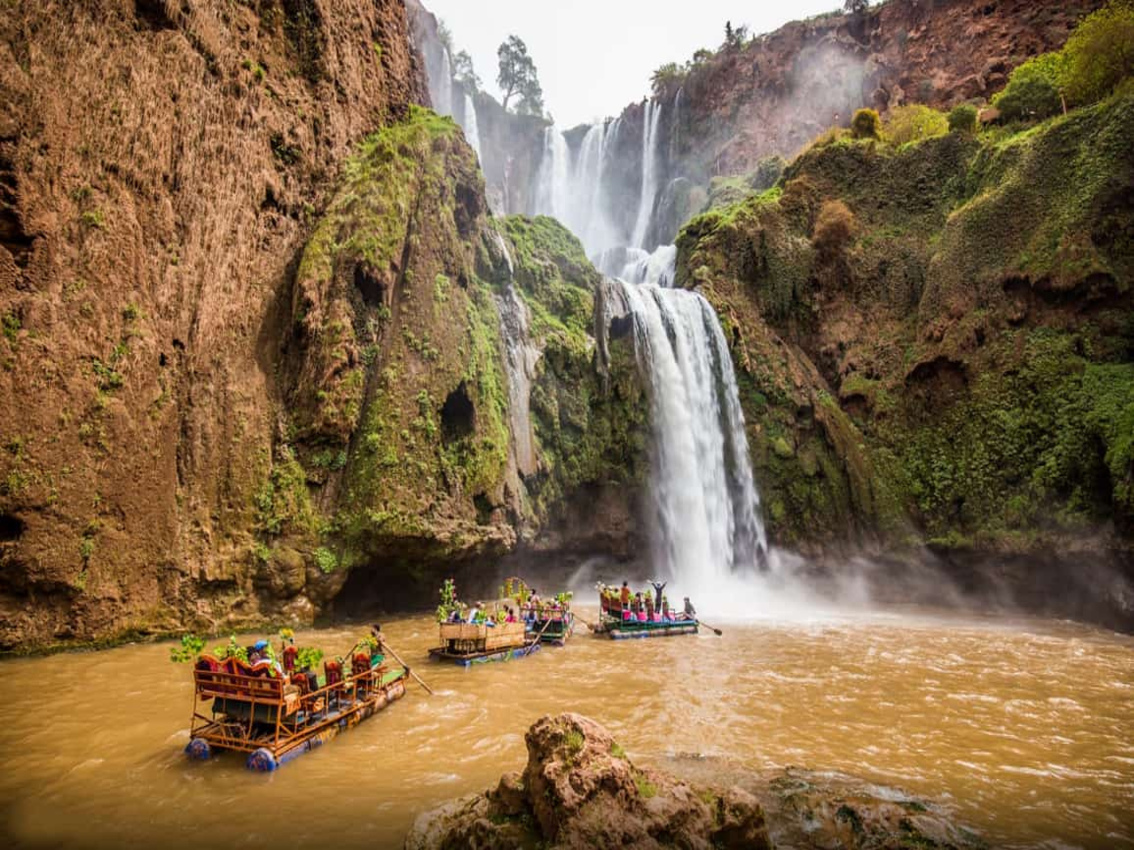 Ozoud Waterfalls: Guided Hike & Boat Tour from Marrakech 